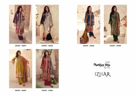 Izahar Velvet Digital Print Designer Pakistani Suits Catalog